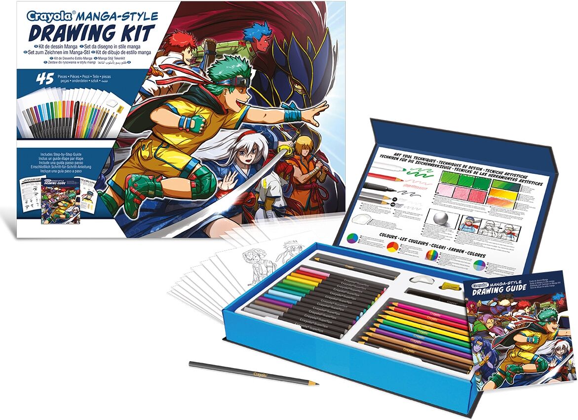 Crayola Súper Set Aprende a Dibujar Manga.