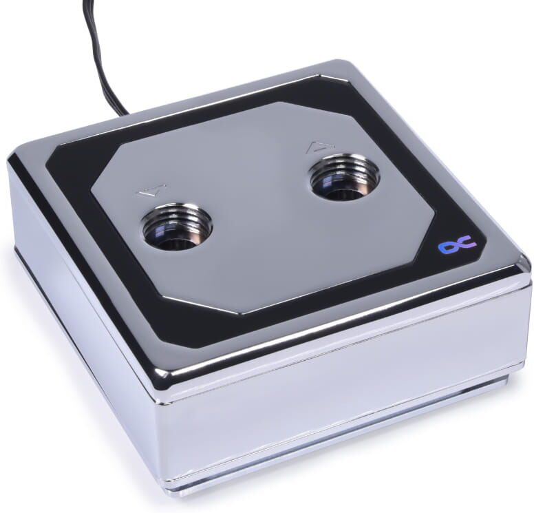 Alphacool Eisblock XPX Aurora Edge - Full Brass Chrome Digital RGB