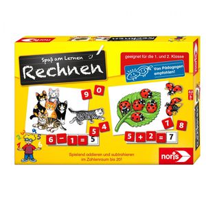 Noris Lernspiel 606076341, Spaß am Rechnen, ab 5 Jahre, 1-4 Spieler, Zahlen & Rechnen lernen