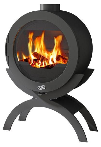 Holzofen aus gusseisen, 10 kw, anthrazit Godin 410101ANTH