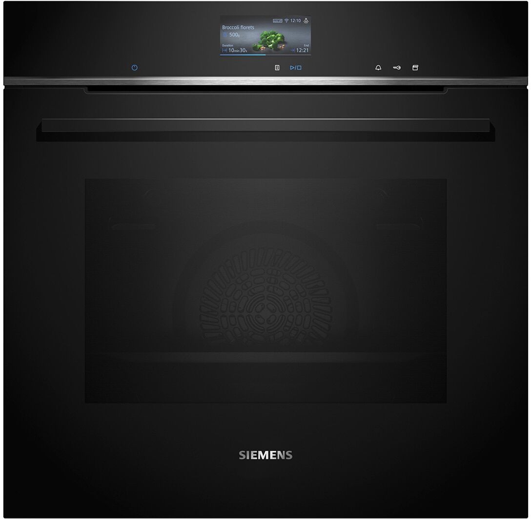 Siemens Horno multifunción coolStart, limpieza humidClean - HR736G1B1. Negro
