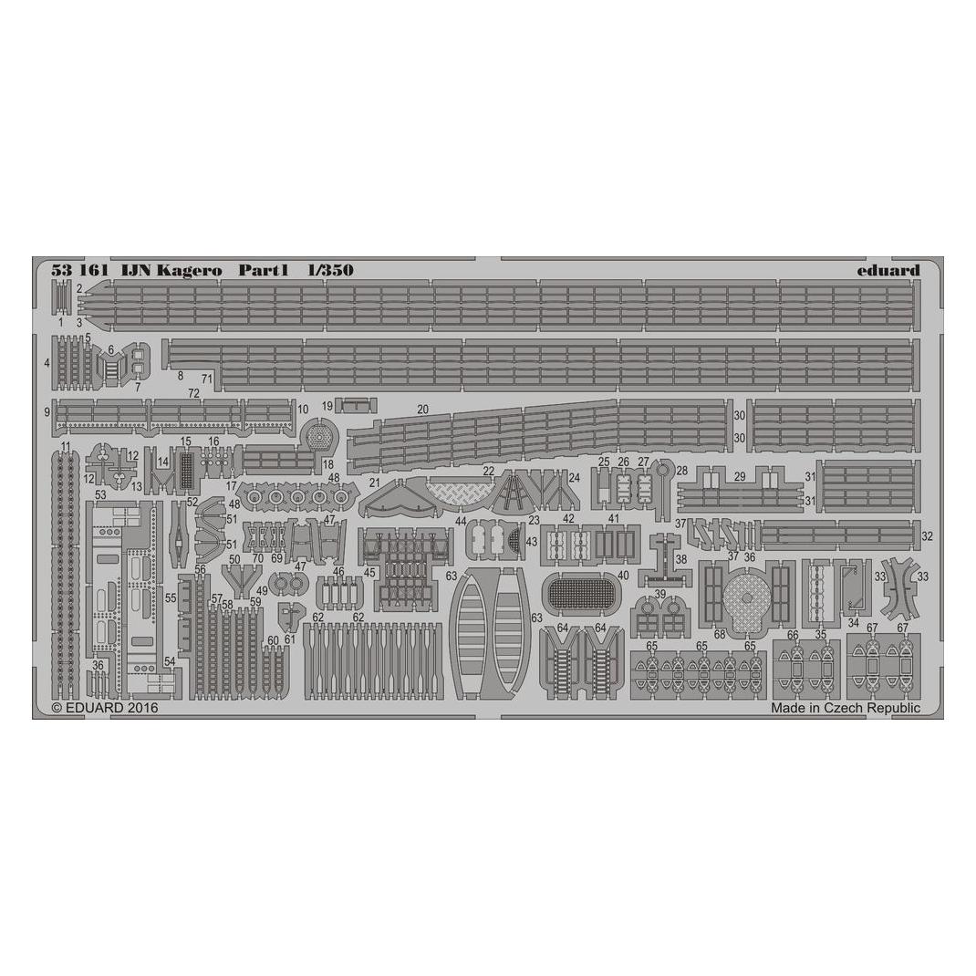 Eduard IJN Kagero pt.1 for Tamiya (53161)