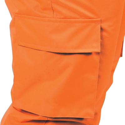 TRIZERATOP Pantalon haute visibilité, pantalon doublé à la taille, déperlant, taille XXL