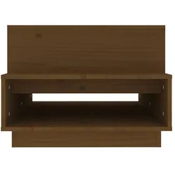 vidaXL, Couchtisch + Beistelltisch, Couchtisch Honigbraun 80x55x40,5cm Massivholz Kiefer Beistelltisch (80 x 55 x 40.50 cm)