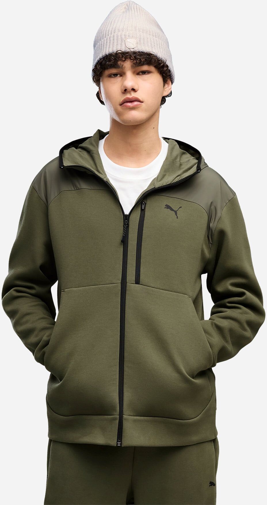 Puma Tech M - Felpa - Uomo - Verde M