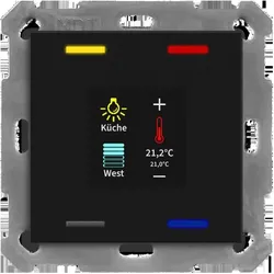MDT KNX Taster, Schalter + Taster, Schwarz