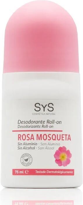 Sys Desodorizante Roll-on Rosa Mosqueta Sem Álcool 75 ml