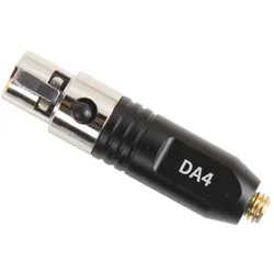 Deity DA4 Microdot Adapter Black, Mikrofon Zubehör