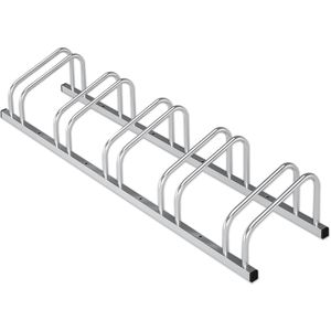 Karat Fahrradständer Linus, Boden-/ Wandmontage / freistehend, Einstellparker, Breite 132cm, für 5 Fahrräder