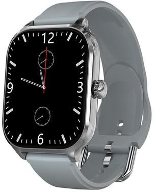 Clever Finds Smartwatch Fitness Tracker With Blood Pressure Monitor For Android And IOS silver