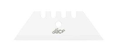 SLICE Trapezklinge, spitz, universelle Ersatzklinge, Keramik, weiß, 2 Stück