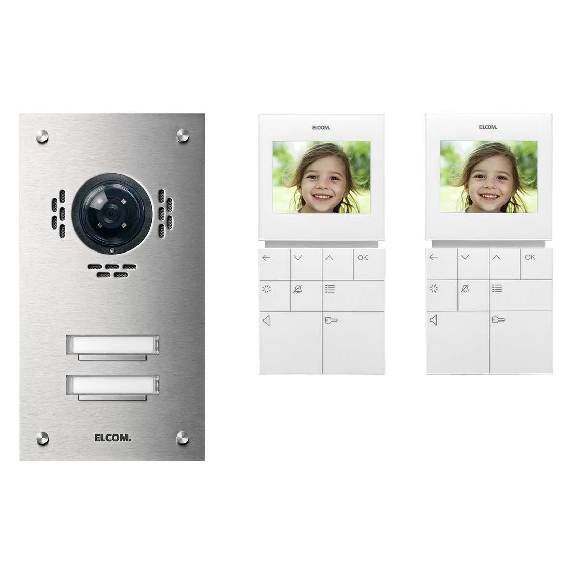 Elcom Videoset 2Tln.Color m. BVF-510 VSZ-2 EM (Drahtgebunden, Kabellos) (1087628)