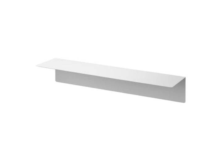 YAMAZAKI 1929 Tower WallMounted Shelf with Magnetic Panel (50 cm)\, White\, Steel/ABS Resin\, 50 x 15.7 x 9 cm