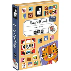 Janod Magnetbuch Mix & Match (Deutsch, Englisch, Französisch, Italienisch, 3 - 8 Jahre)