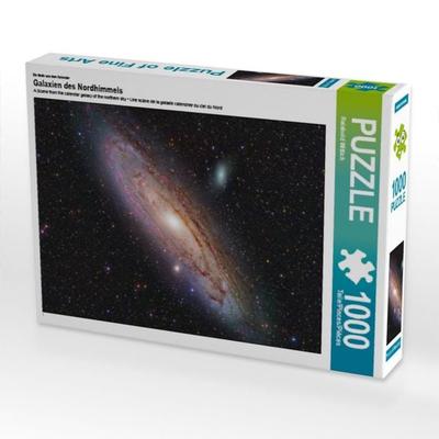 CALVENDO Puzzle Ein Motiv aus dem Kalender Galaxien des Nordhimmels 1000 Teile Puzzle quer | 1000 Teile Lege-Größe 64 × 48 cm Foto-Puzzle für