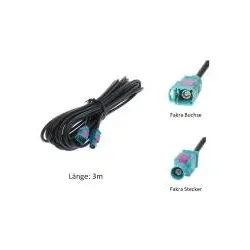 Dietz LowLoss Verlängerung FAKRA Stecker-FAKRA Buchse, 300 cm 9443