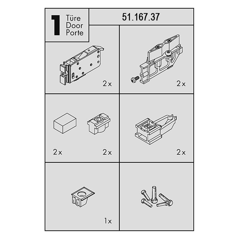 HAWA Schiebetürbeschläge Divido 80 GR DS3 (BA-5116737)