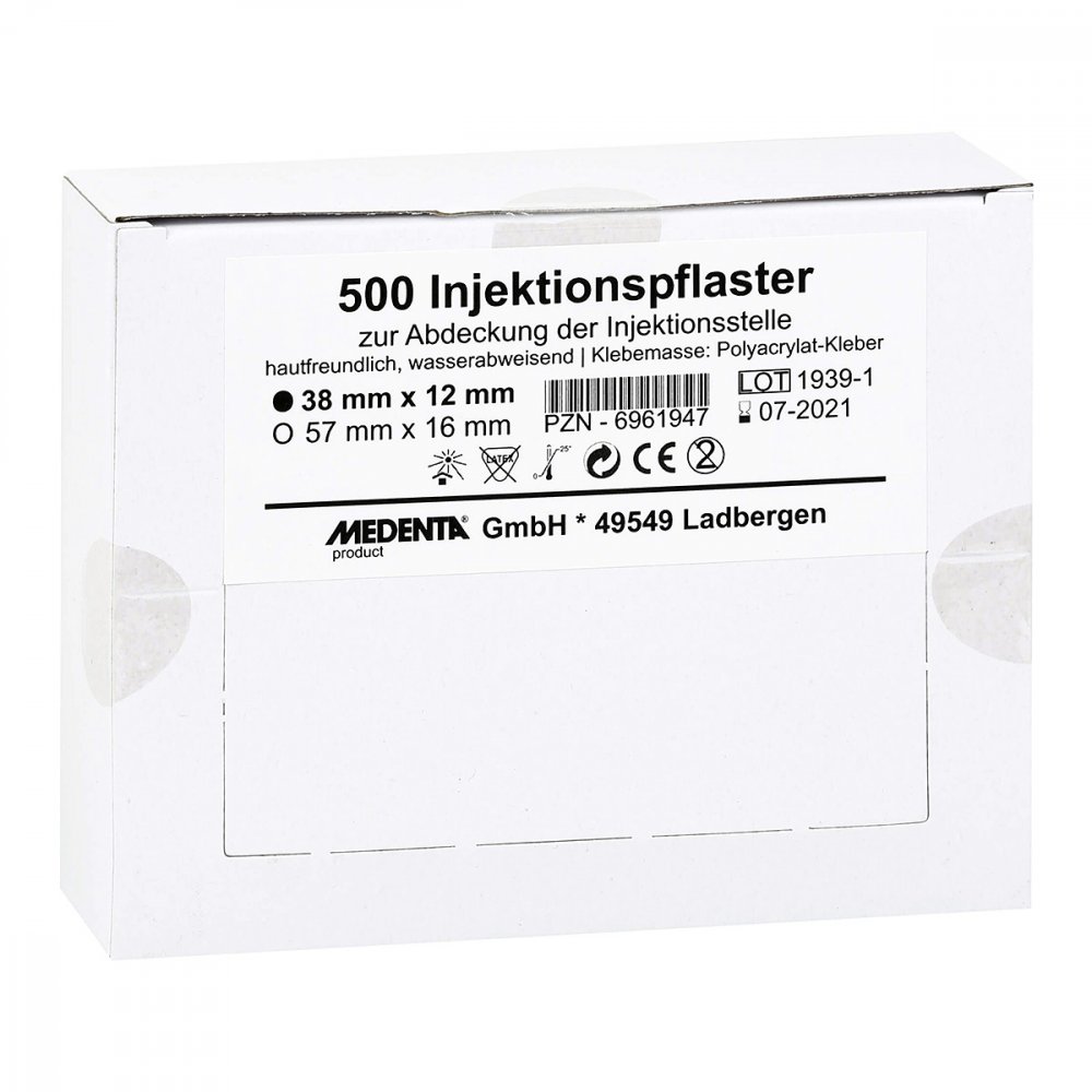MEDENTA GmbH Injektionspflaster 38x12 mm 06961947