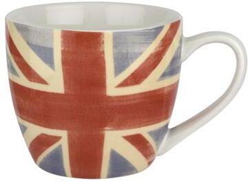 Pimpernel Union Jack Porcelain Mug British Flag Dishwasher Safe 16 oz