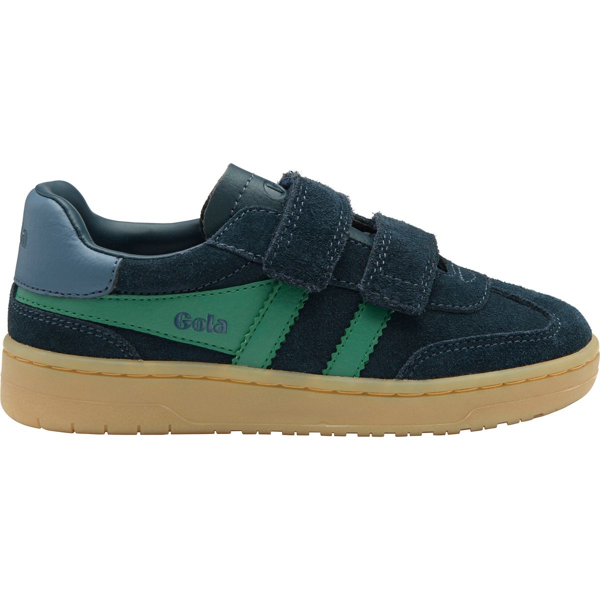 Gola Viper Strap Sneaker Kids navy/emerald/moonlight/gum (EN) 34 CKA611-EN-34-navyemeraldmoonlightgum