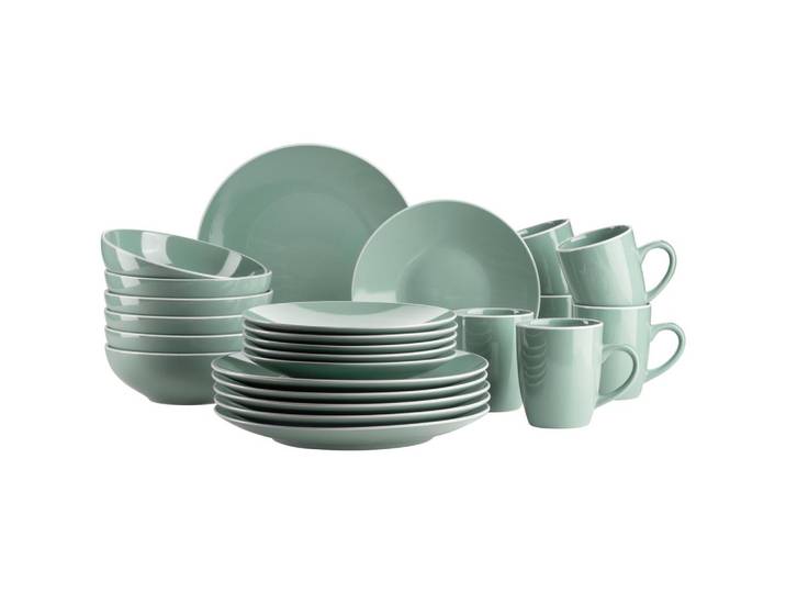 Kombiservice Elissa 6 Personen Geschirr Set