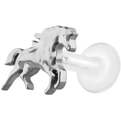 PTFE Labret mit Innengewinde + Titan-Aufsatz PFERD