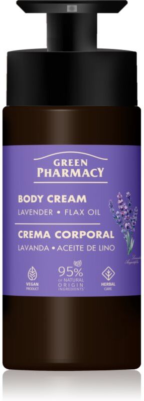 Green Pharmacy Lavender & Flax Oil crème pour le corps 739 ml