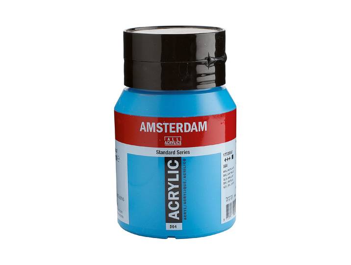 Amsterdam Acrylfarbe Brillantblau 500 ml