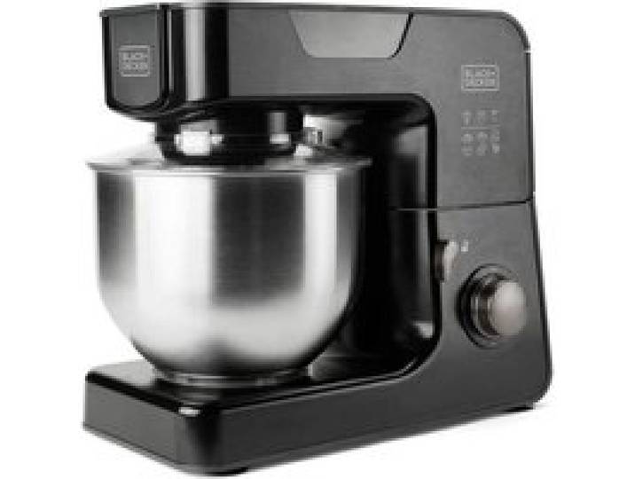 Robot pâtissier multifonction BLACK+DECKER BXKM1000E - 1000W bol 5 2L 8 vitesses + Turbo
