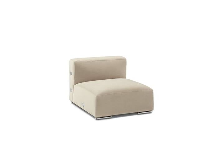 Sofaelement Dario sand beige ohne Armlehne 84.5x66x100 cm