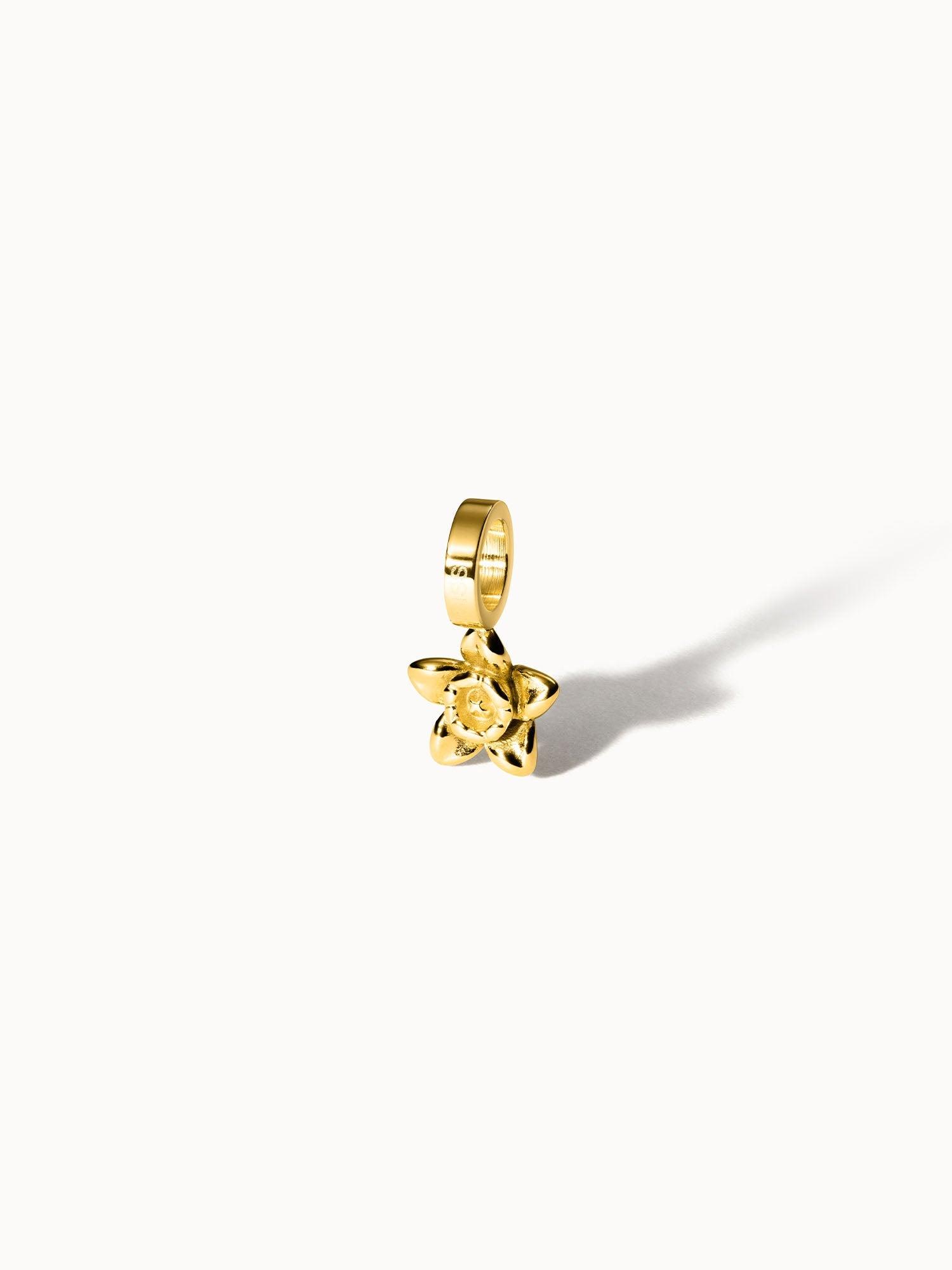 PURELEI Narzissen Charm Anhänger - Geburtsblume Dezember