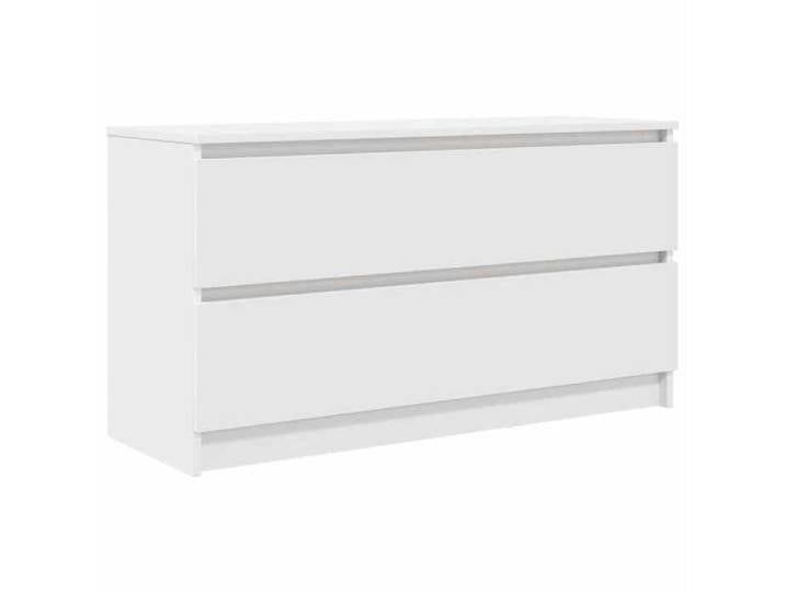 Style Élégance Chic - Meuble TV Cabinet TV au sol - Armoire Télévision - blanc 100x35x54cm - bois d'ingénierie &224047
