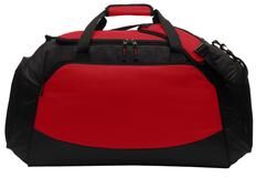 Port Authority BG802 Large Active Duffel in True Red/Black size OSFA   Polyester Blend