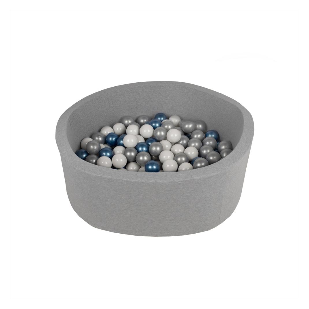 Babytrold Ball Pool with Balls, Dark Grey (CO1846DG)