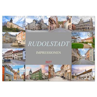 Rudolstadt Impressionen (Wandkalender 2027 DIN A3 quer), CALVENDO Monatskalender
