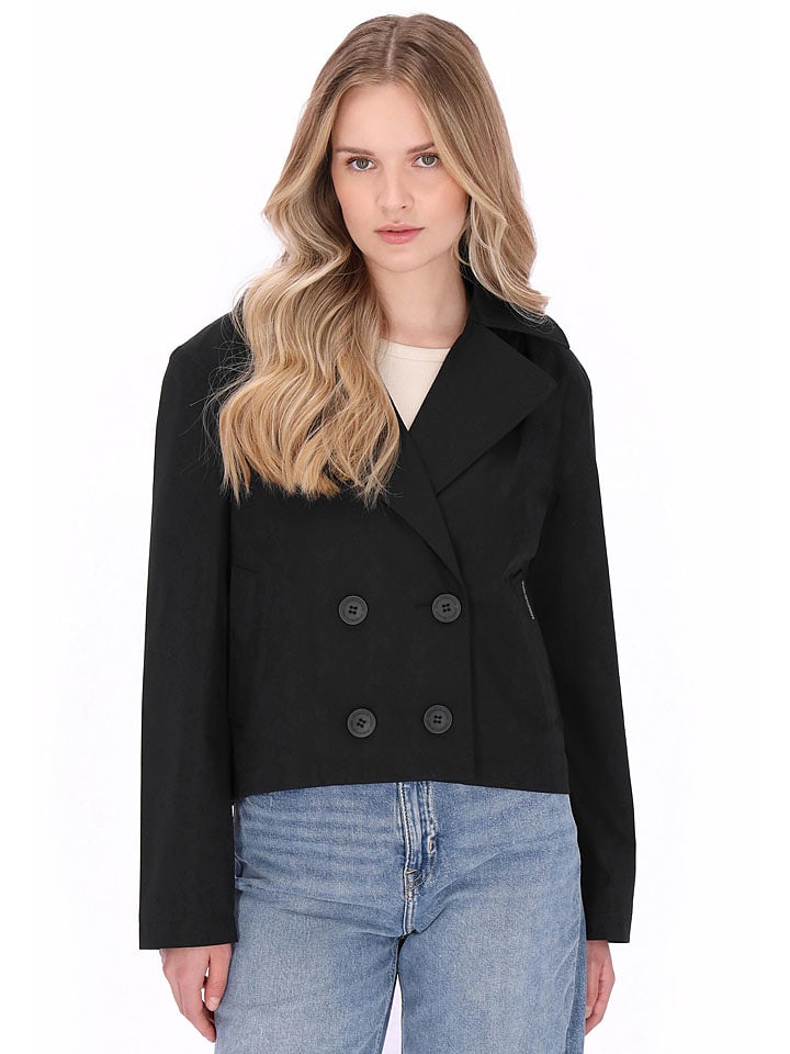 Schmuddelwedda Trenchcoat in Schwarz - S