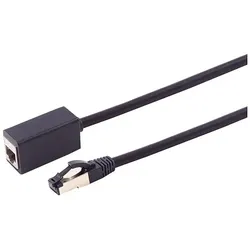 Patchkabel Verlängerung Cat. 8.1 schwarz 1,0m