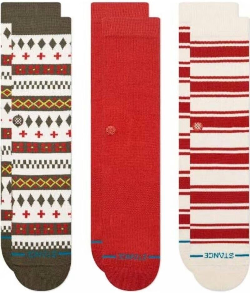 Stance Pack 3 Pares Calcetines Cabin Days Crew A556d25cdp-Mul Multi L Mujer