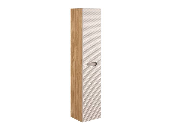 Colonne murale 2 portes Elora Beige et bois