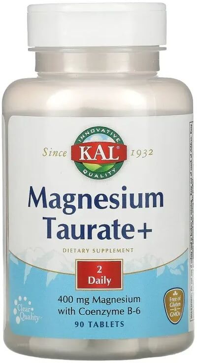 Kal Magnesium Taurate+ 400 mg 90 Tabs