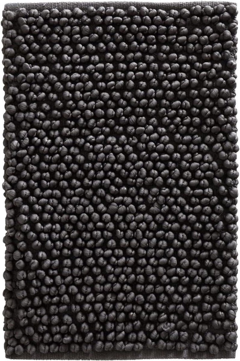 Badmat Hills Popcorn badmat Grijs - 80 x 150 cm