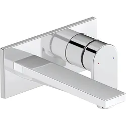 Duravit, Duscharmatur + Badewannenarmatur, Einhebel-Waschtischmischer Tulum Unterputz, Ausladung 171mm chrom