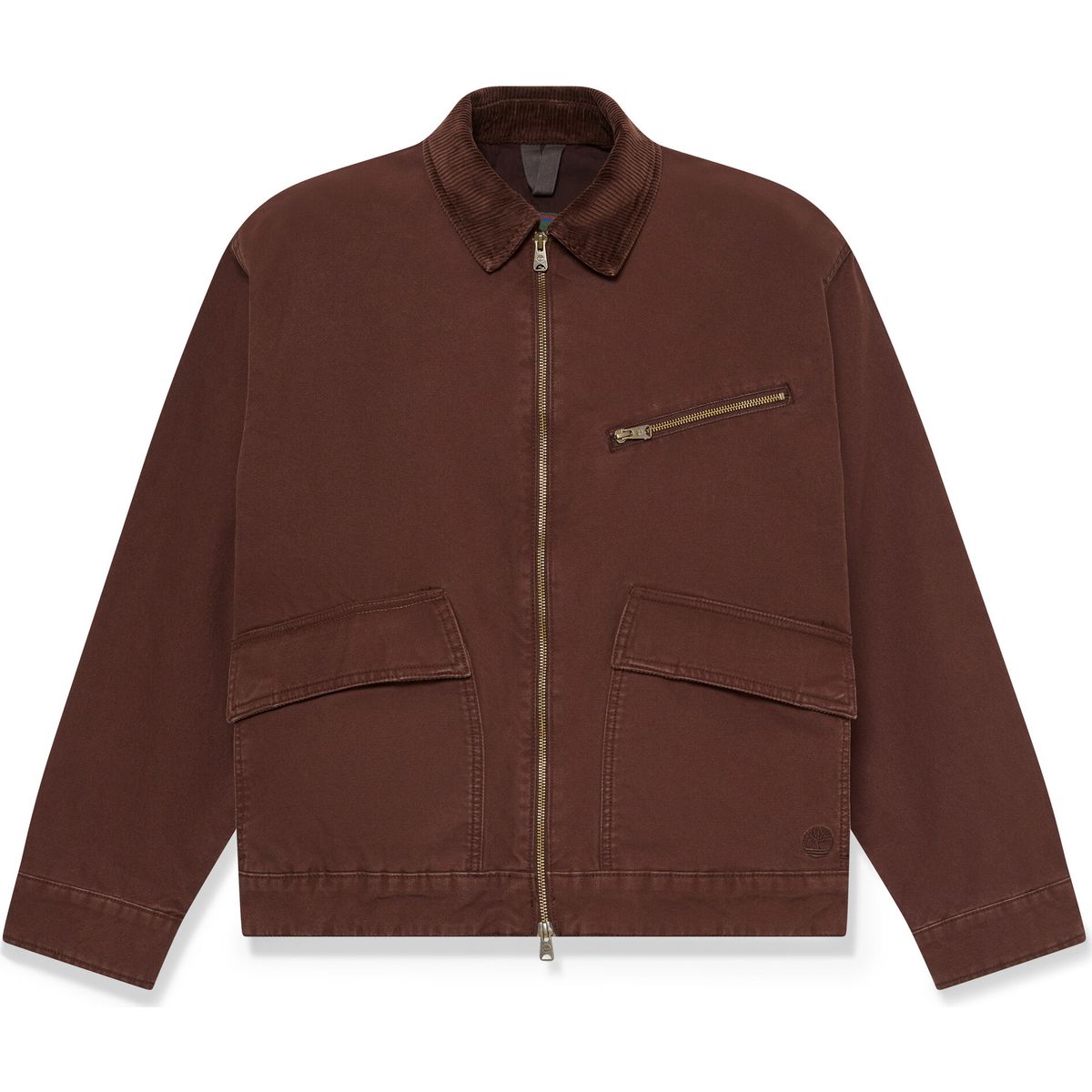 Timberland Mens Canvas Jacket chicory coffee L TBC0YH7FAJD1-L