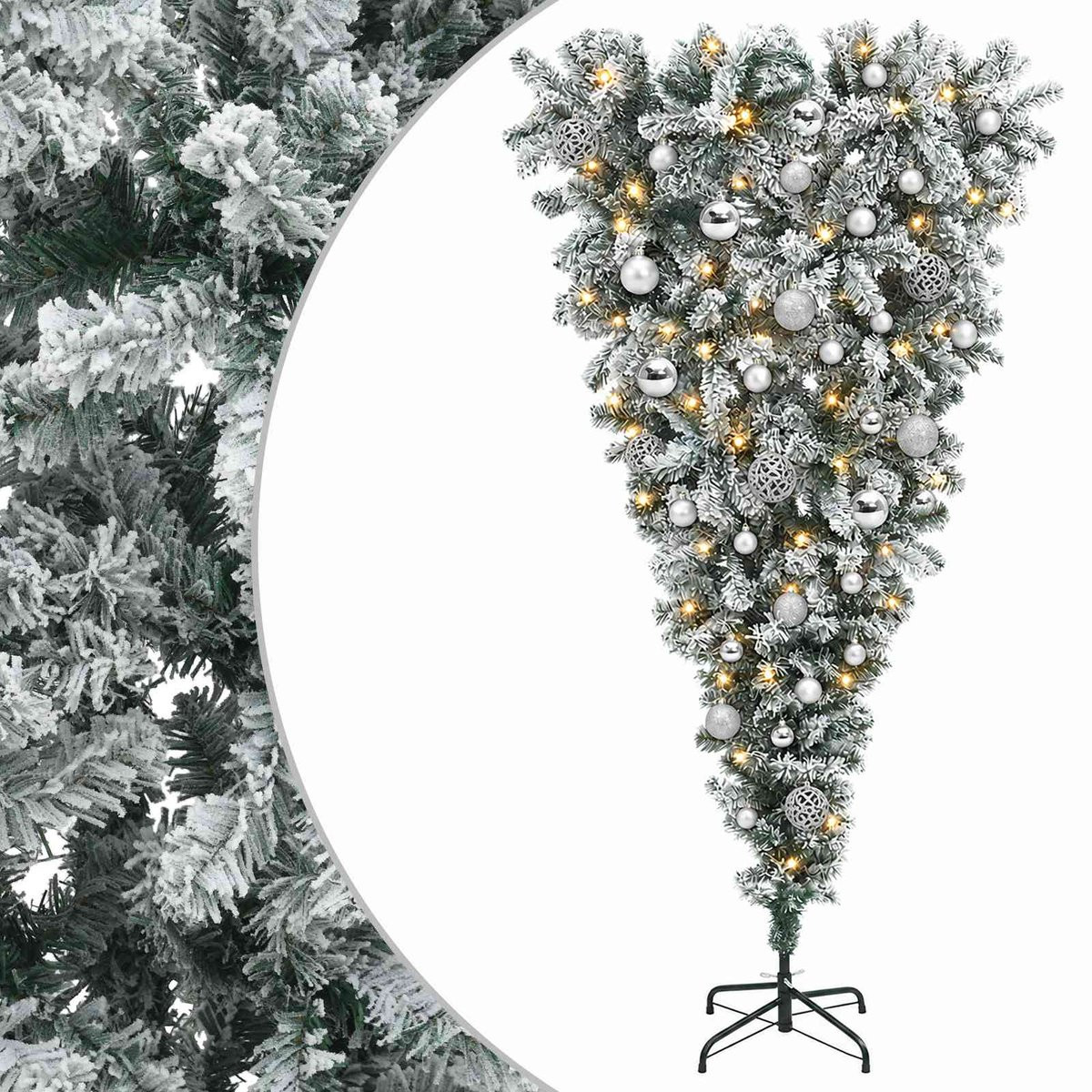 vidaXL Kunstmatige Kerstboom met 150 LED-lampjes, 150 cm
