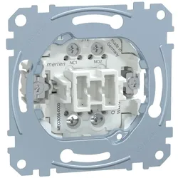 Merten MEG3056-0000 Taster-Einsatz, Wechsel 1-polig, 10 A, AC 250 V, Schraub-Liftklemmen MEG30560000