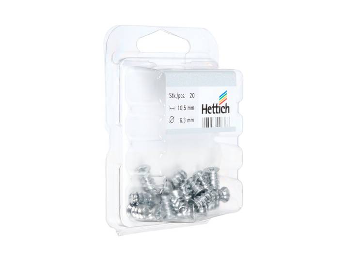 Hettich Montageschraube Nickel Stück