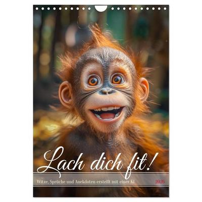 Lach Dich fit ! (Wandkalender 2026 DIN A4 hoch), CALVENDO Monatskalender