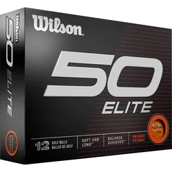 Wilson Golfbälle Fifty Elite  - 12er Pack, orange