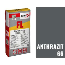 Sopro Bauchemie FlexFuge FL Flex-Fugenmörtel 25 kg Sack Anthrazit 66