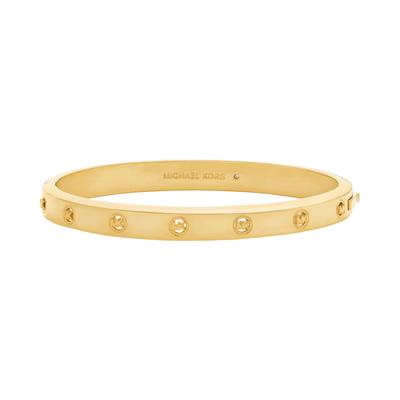 Armreif MICHAEL KORS "Schmuck Geschenk Metall PREMIUM", gelbgoldfarben, Armbänder, Damen, 16,8cm, Metall, Armreif